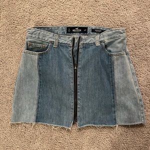 Hollister denim skirt